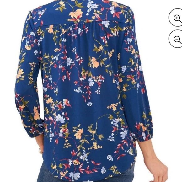 Vince Camuto Floral Blouse - Picture 2 of 7